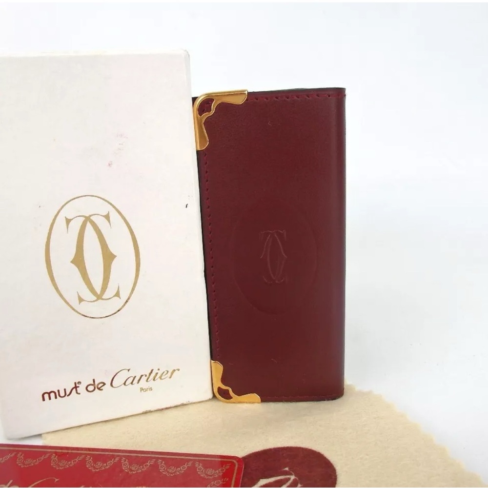 🔥🔥NWOT AUTHENTIC CARTIER DE MUST KEY HOLDER MINT CONDITION 🔥🔥
